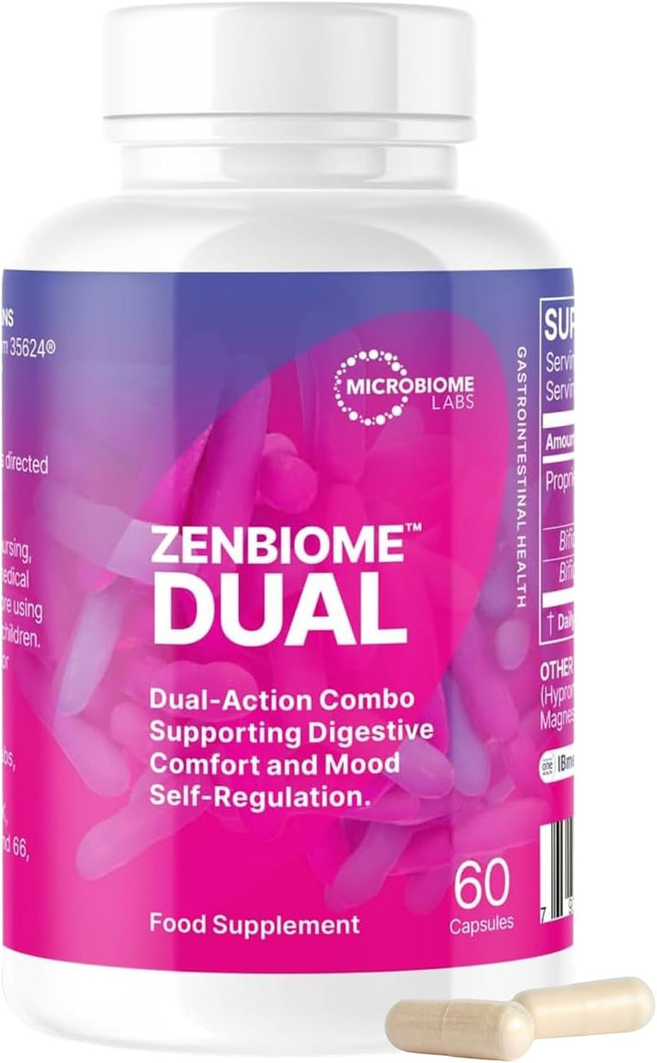 Restorflora 21 – Vegan Probiotic Supplement with Saccharomyces Boulardii and Bacillus Spores – Gut Health and Digestive Support – Yeast & Spore Probiotics for Men & Women, 21 Capsules