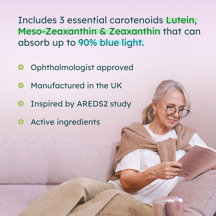Eyesight plus AREDS2 Eye Supplement - Eye Health Capsules with Lutein, Zeaxanthin & Bilberry (60-Day Supply)
