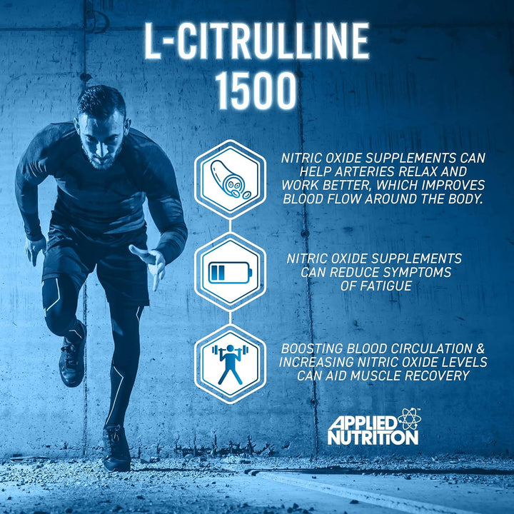 L-Citrulline 1500-1500Mg L Citrulline per Serving, Citrulline Capsules for Muscle Pump, Muscle Recovery Supplement, Increases Levels of L-Arginine and Nitric Oxide - 60 Servings