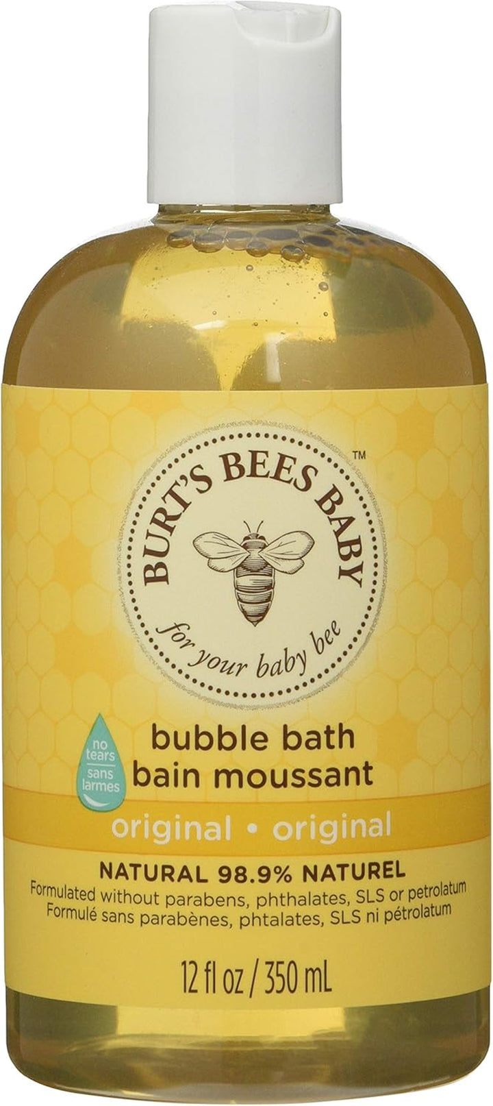 Burt’S Bees Baby Bubble Bath & Body Wash, Gentle Baby Wash for Daily Care, Tear-Free & Paediatrician-Tested, 354.8Ml