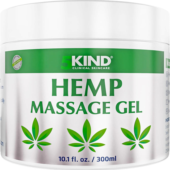 Hemp Active Gel 100Ml - High Strength Formula - Natural Hemp Massage Gel for Back, Muscles, Feet, Knees, Neck & Shoulders - Muscle Rub Rich in Natural Extracts