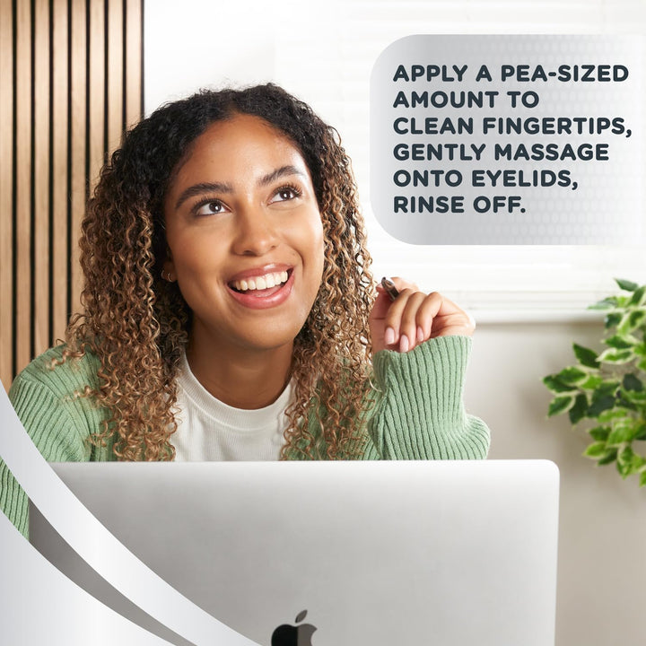 Tea Tree Oil Eyelid Cleansing Gel for Daily Hygiene - Suitable for Dry Eyes, Blepharitis & Styes - Preservative Free - 50Ml