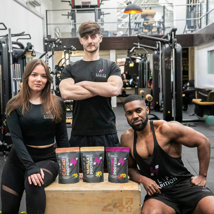 Organic Protein Powder - Vanilla Vegan Protein Powder (450G - 15 Servings) Natural Powdered Ingredients, No Artificial Sweeteners, Dairy, Gluten, Soy Free, Pea Protein