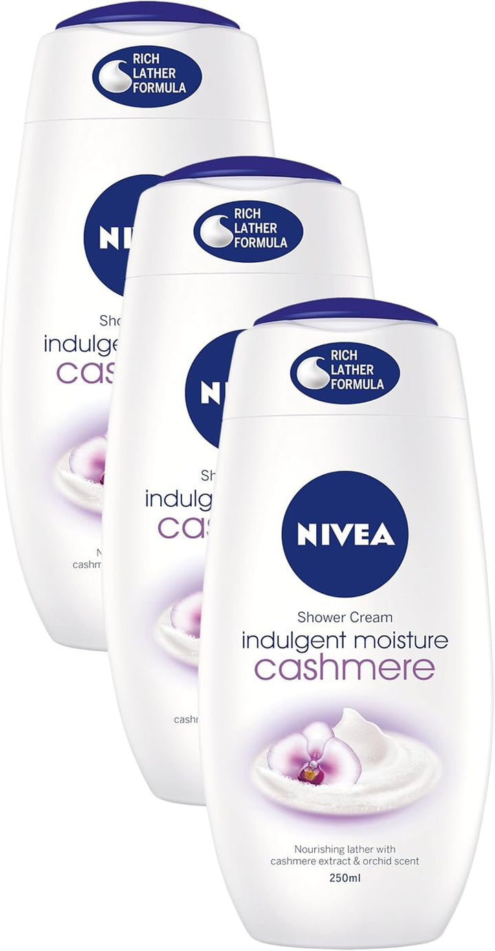 Cashmere & Cotton Oil Shower Gel (250Ml), Body Wash with Vitamin C, E, and Precious Oils, Protects Skin from Drying Out and Leaves It Touchably Smooth