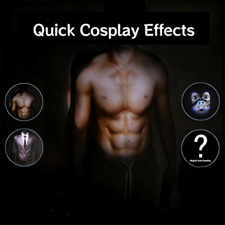 Hilarious Costume Projector & Voice Changer Speaker, Transformation Projector Speaker, Prank Voice Props Can Record Audio, Handheld Projectors Bag Charm for Everyone(Green)