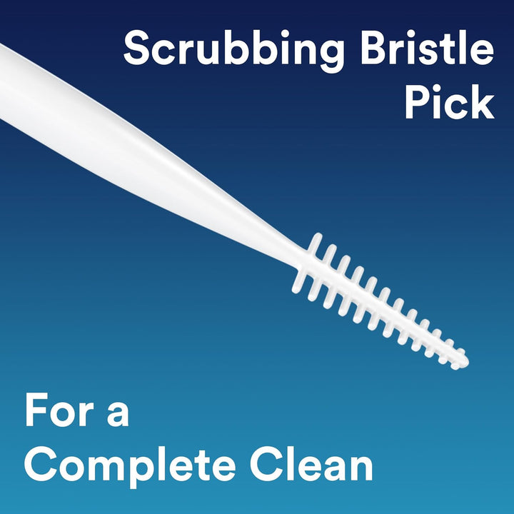 Complete Clean Easy Reach Floss Picks, No Break & No Shred Floss, 75 Count