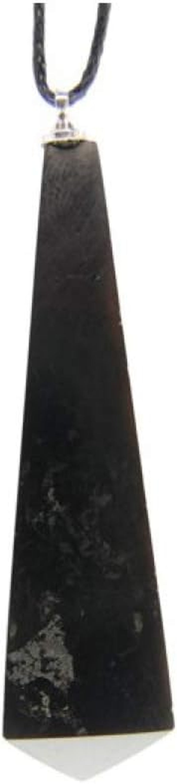 Shungit Pendulum Pendant, Shungita, Authentic, Minerals and Crystals for Healing, Energy Beauty, Meditation, Alternative Medicine, Spiritual Amulets