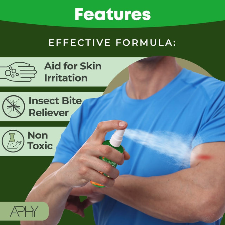 Mosquito & Insect Repellent Spray (2 Pack) + after Bite Pen – Tropical Formula for Bite & Sting Relief – Fast-Acting, Anti-Itch, Soothing, Cooling – Travel Size 3-Pack Bundle