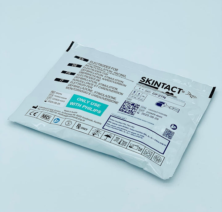 Adult Defib Pads - Compatible with Philips Heartstart FR2, FR2+, FR3, Mrx, XL, XL+