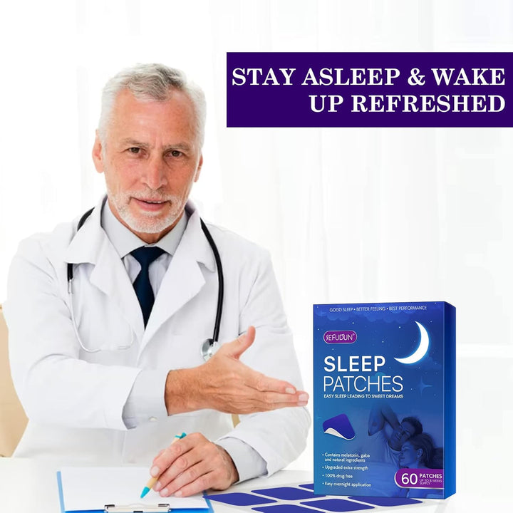 Sleep Patches, Sleep Patches for Adults Sleep Aid Insomnia, Sleep Support Patch for Men and Women, 60 Patches