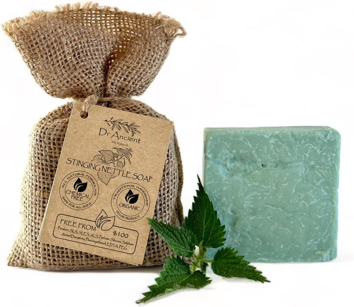 Sulphur Soap Bar, Best Sulfur Soap for Acne, Traditional Soaps for Oily Skin & Hair, anti Bacterial Sulfur Acne Treatment, Organic, Vegan, Pure Natural Handmade Acne Soaps