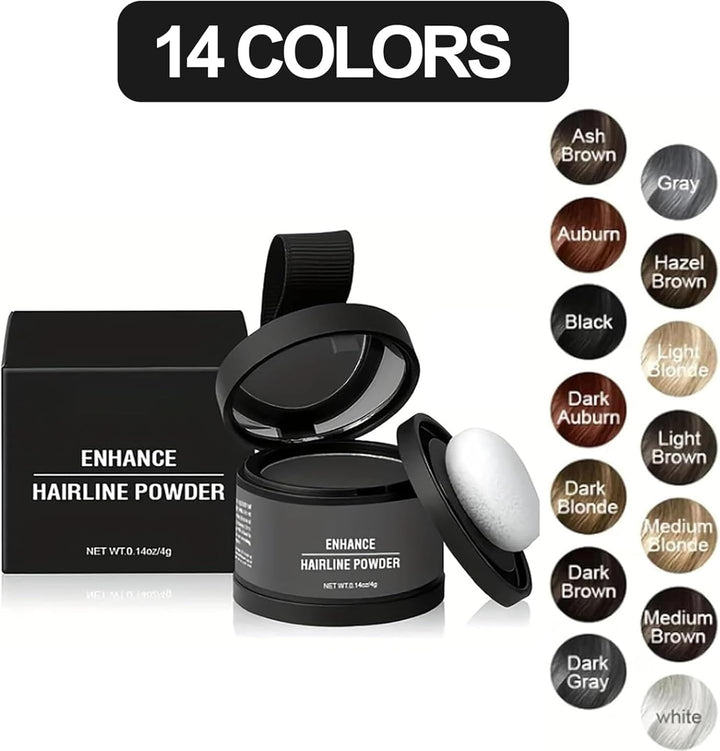Veinsgrain Hairline Enhancement Powder (#06 Dark Brown) - Long-Lasting, Waterproof, Suitable for All Hair Colors