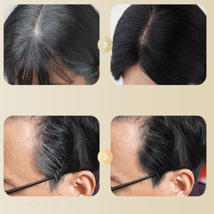 Portable Hair Color Touch-Up Stick with Comb,2 in 1 Touch up Comb Hair Dye,Safe and Convenient Comb Hair Dye for Quick Touch-Ups,Hairline Powder Stick (Black)