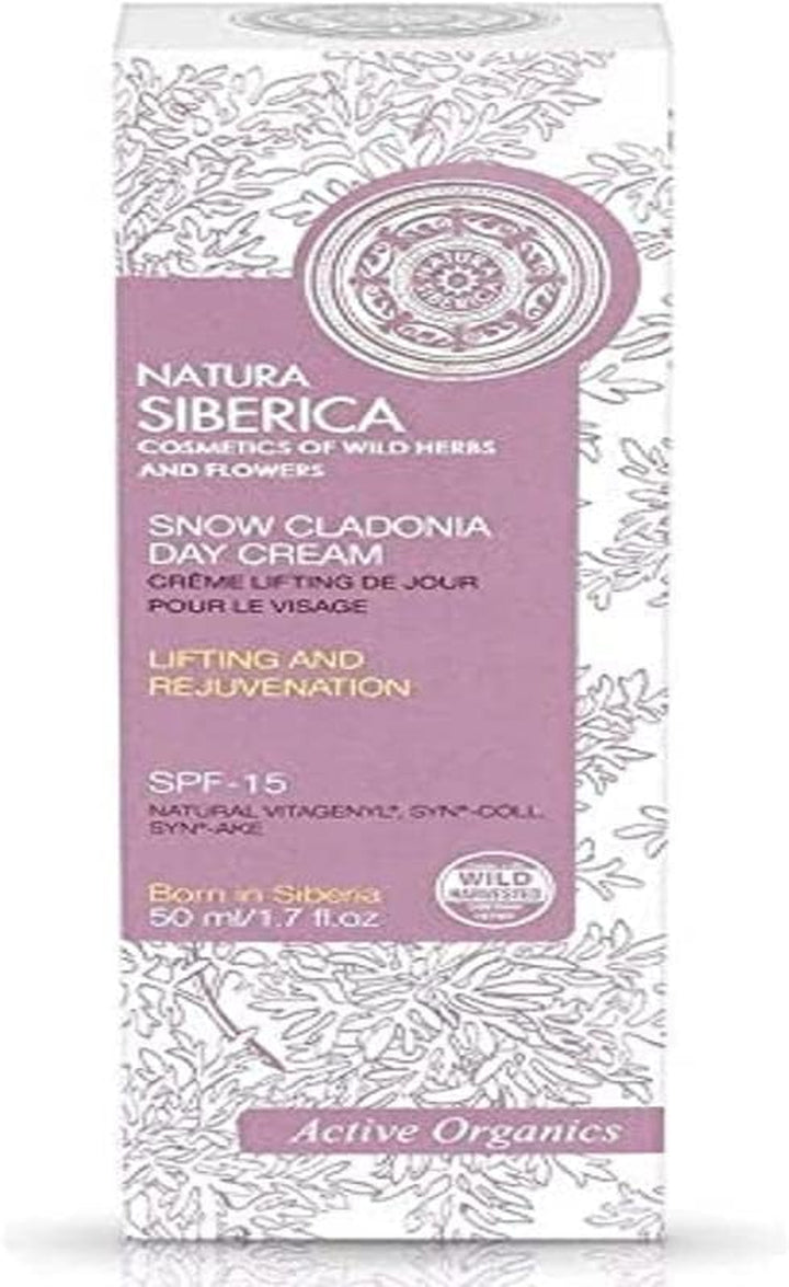 Snow Cladonia Natural Day Cream Active Organics 50Ml