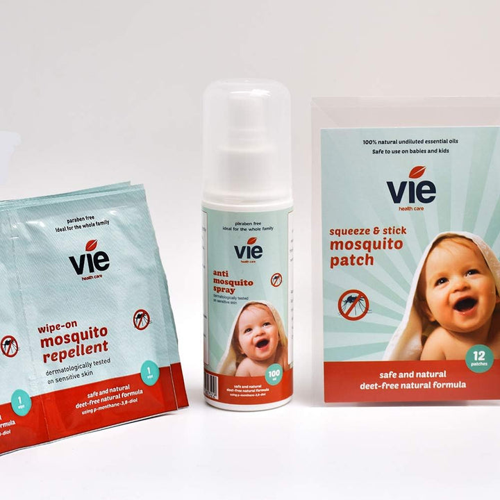 Spray-On anti Mosquito 100Ml, Deet Free, Suitable for Children and Babies (3 Bottle)