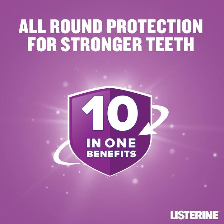 Total Care Milder Taste (Zero Alcohol) Antibacterial Mouthwash (500Ml), Caring and Cleansing Mouthwash to Freshen Breath with 10-In-1 Benefits