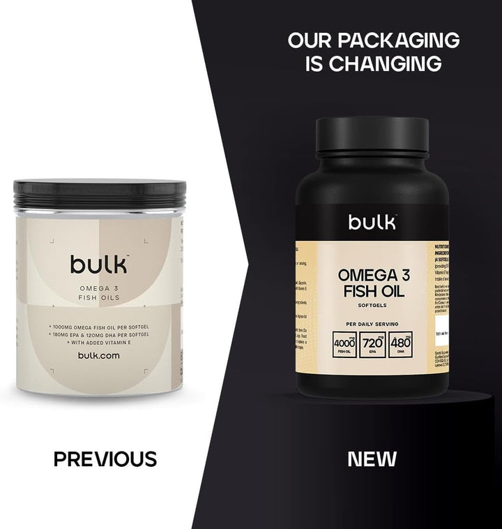 Omega 3 Fish Oil Softgels, 1000 Mg, Pack of 90