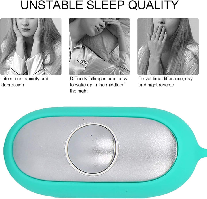 Sleep Aid Holding Sleep Helper,Portable Calm Palm Sleep Aid,Calm Palm Device Insomnia Sleeping Aids for Adults,Usb Charging Microcurrent Sleep Helper Tool for Patients/Anxiety for Fast and Deep Sleep