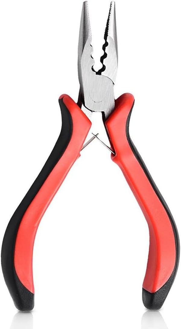 3-Hole Hair Pliers - Professional Hair Extensions Tool for Micro Nano Ring Hair Extensions Opener and Removal