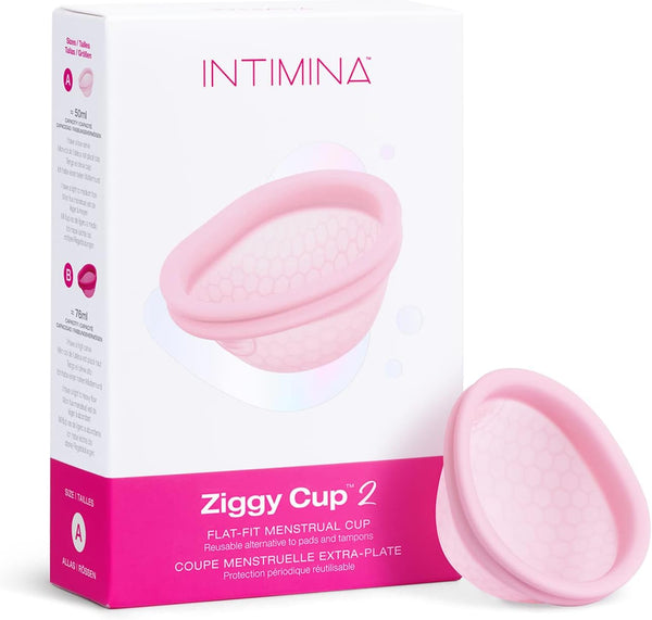 Ziggy Cup 2 - New Generation Ultra-Thin Flat-Fit Reusable Menstrual Disc (Size A)