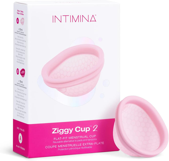 Ziggy Cup 2 - New Generation Ultra-Thin Flat-Fit Reusable Menstrual Disc (Size A)