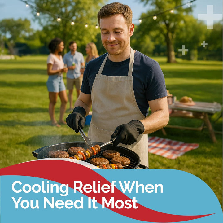 Emergency Burn Gel 120Ml Bottle - Soothing and Cooling Gel Dressing for Burns, Scalds and Sunburn