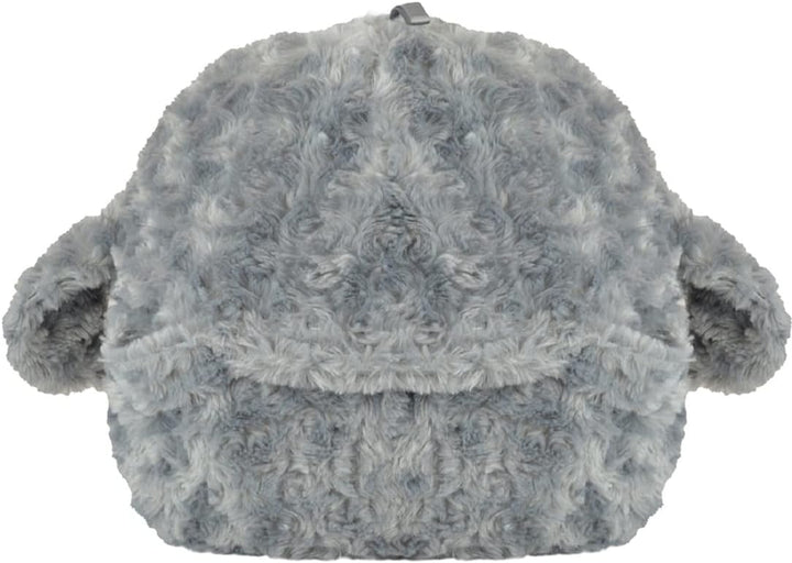 Long & Regular Warm Winter Hot Water Bottles ~ Cute Plush Animal & Plain Design Removable Covers (800Ml - round Plush Owl)