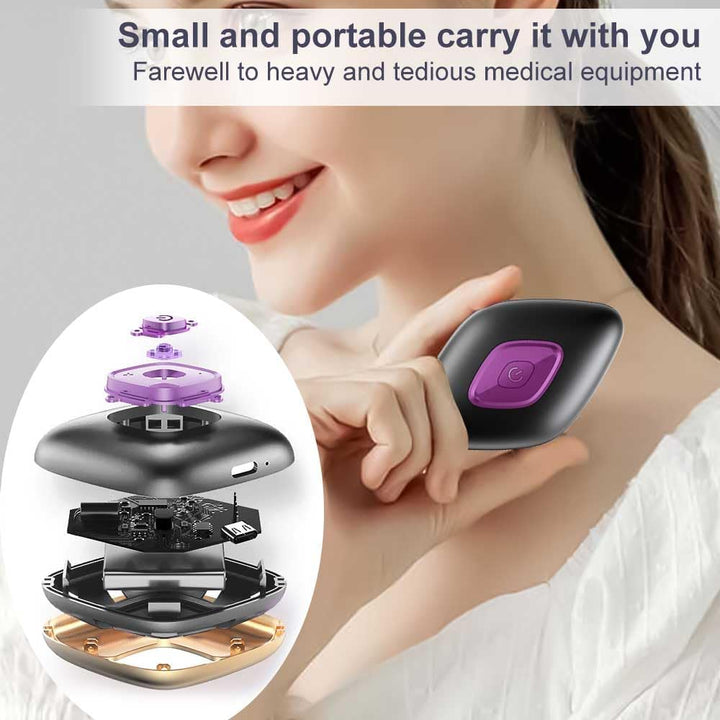 Sleep Aid Device, Sleep Help Anxiety Device USB Charging, Sleeping Instrument Handheld Sleeping Aids Insomnia Relief, Instrument Microcurrent Sleep Aids for Adults Stress Relief(Black)