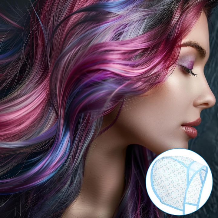 3PCS Highlight Cap, Highlight Kit Streaking Highlighting Cap with Holes for Salon Hair Dyeing Hairdressing and DIY Dyeing Hair