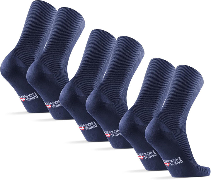 Diabetic Socks for Men, Soft Grip Non Elastic Bamboo Socks, Non Binding Top for Swollen Feet and Ankles, Unisex, 3-Pack