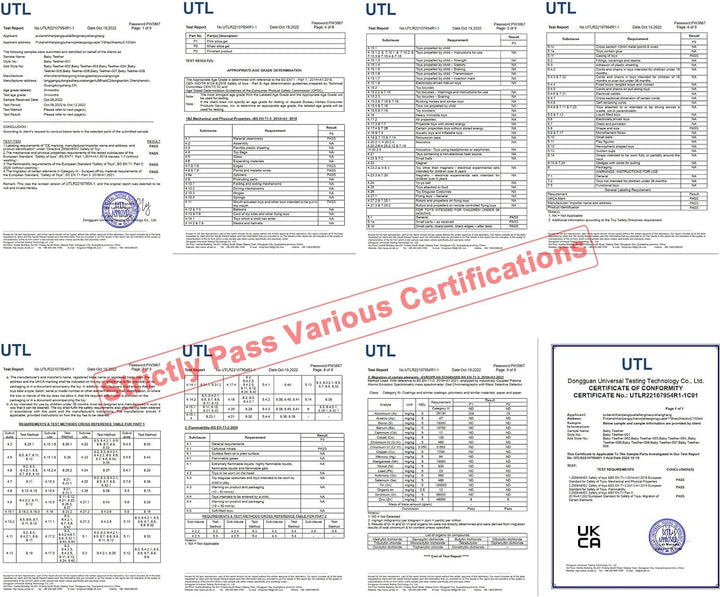 2 Pack Teething Toys for Baby, Teething Mitten for Babies, Toys 0-6 Months, Silicone Teether for Toddler Infant, Baby Boy Girl Shower Gifts Teething Relief Chew Toys (Beige + Pink)