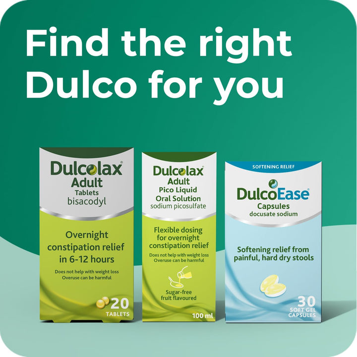 Adult - Constipation Relief Laxative 5Mg Bisacodyl Gastro Resistant Tablets Tablets, 20 Count