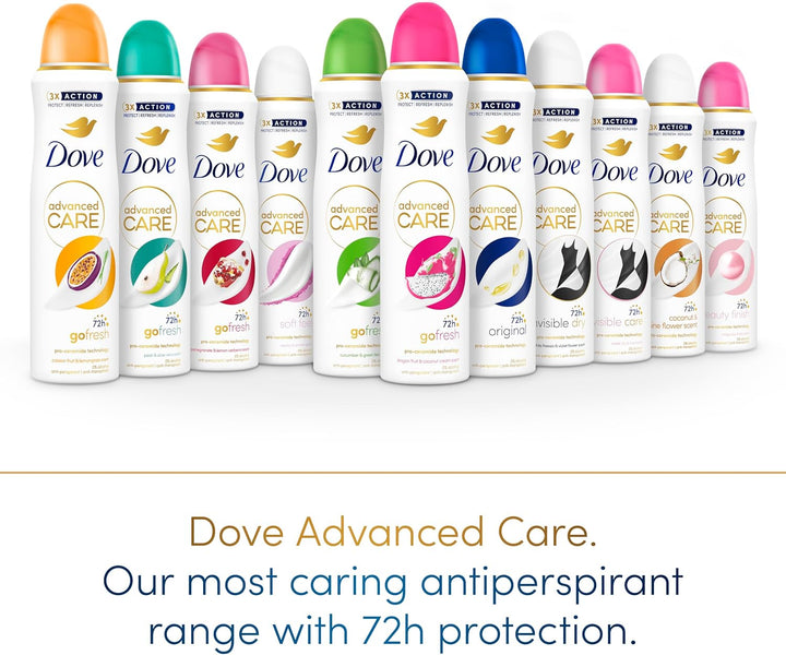 Advanced Care Original Women'S Antiperspirant Deodorant Spray for 72 Hour Protection against Sweat and Odour with Pro-Ceramide Technology 150 Ml
