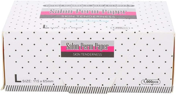 Hair Perm Paper, Hair Curling Styling Paper Strips Barber Shop Ultra-Thin Mesh Breathable Perming Paper Hairdressing Tool (Disposable)(1 Box)