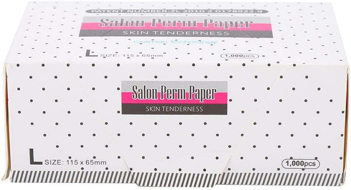 Hair Perm Paper, Hair Curling Styling Paper Strips Barber Shop Ultra-Thin Mesh Breathable Perming Paper Hairdressing Tool (Disposable)(1 Box)