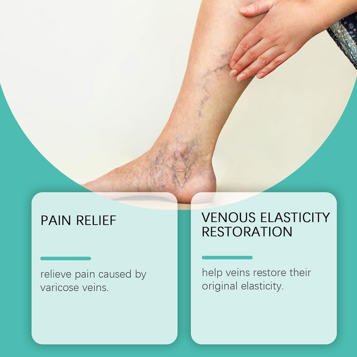 Varicose Veins Treatment for Legs,Spider Veins Removal for Legs Treatment Patch,Varicose Veins Patches,Varicose Veins Relief,Relief Pain Leg Care,Improve Blood Circulation,Wide Range of Application