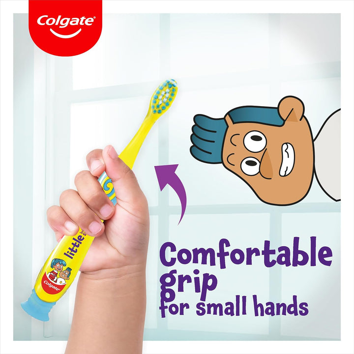 Kids Toothbrushes Multipack 3+ Years – Extra-Soft Bristles for a Gentle Clean – Non-Slip Handles for Little Hands – Colour-Indicator Bristles to Guide Toothpaste Application