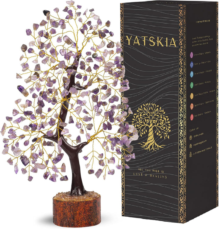 7 Chakra Tree of Life, Crystal Tree, Crystals and Gemstones, Healing Crystals, Birthday Gifts for Women, Decorative Home Accessories, Living Room Decor, Spiritual Gifts for Women