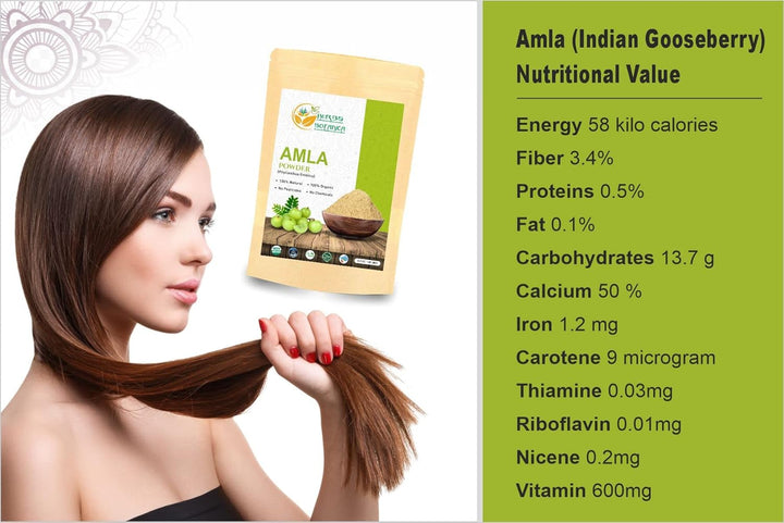 Herbal Hair Mask Combo Brahmi, Reetha (Aritha), Shikakai, Hibiscus, Amla Powder 5.3 Oz Each Total 1.65Lbs for Hair Growth, Scalp Health