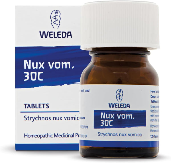 Nux Vom 30C - Pack of 125 Tablets