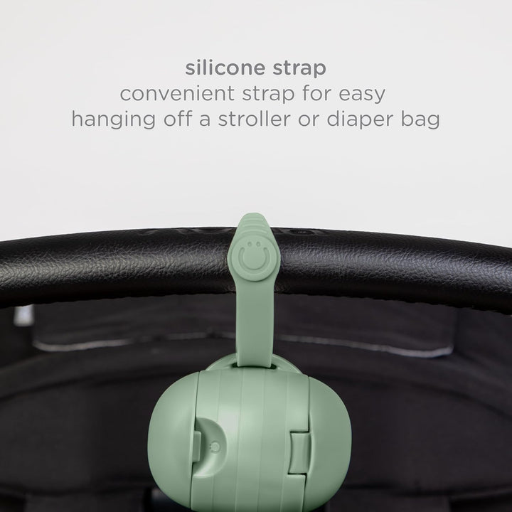 On-The-Go Soother Pod, Dummy Holder, Keeps Baby'S Binkies Clean and Accessible, Portable for Travel, Diaper Bag Accessory Must Have for Newborns, Sage Green