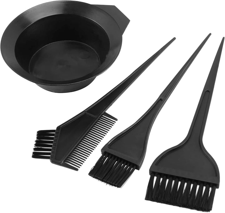 Hair Color Dye Bowl Comb Brushes Tool Kit Set Coloring