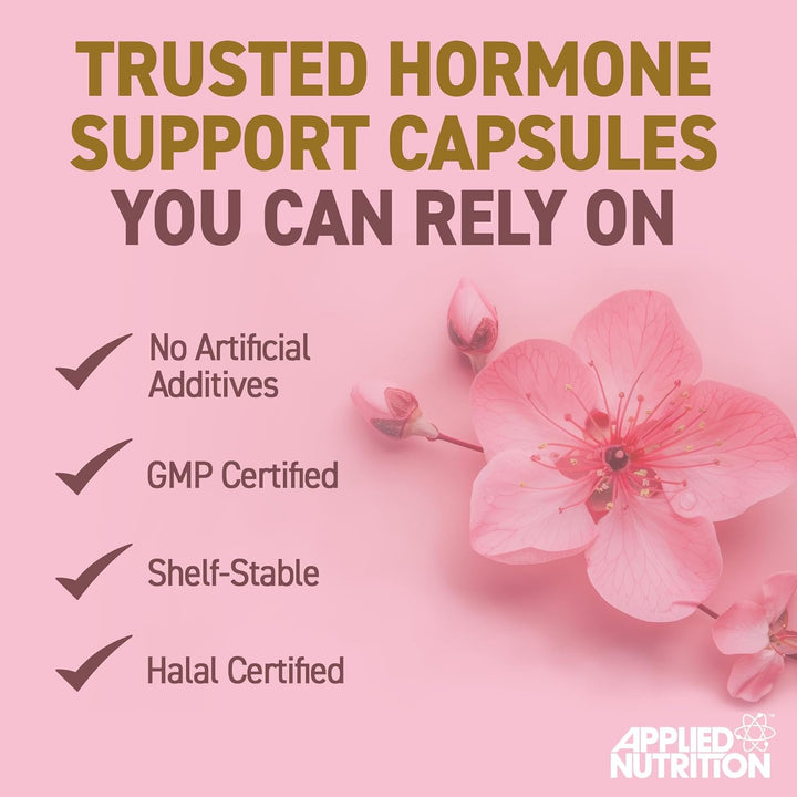 - Solutions - Menopause Complex - Vegan Capsules with Natural Hormonal Support - Best Fatigue Relief - Best Immune Support - Enhances Hormonal Balance - (60 Capsules – 30 Servings)