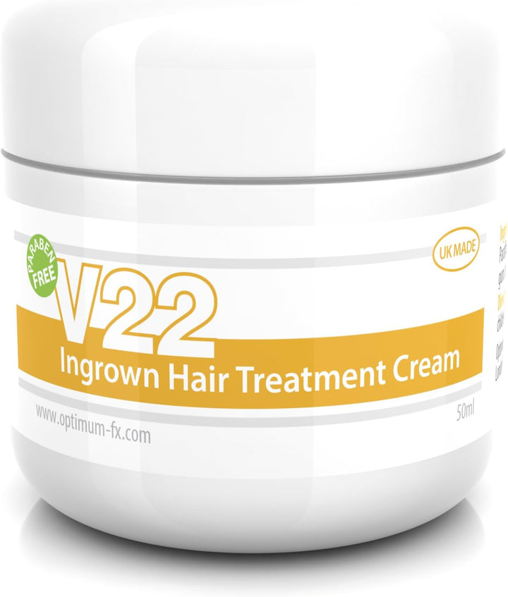 V22 Ingrown Hair Treatment Cream Paraben and Cruelty Free - 50Ml