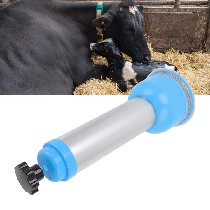 Calf Breathing Pump, Alloy Materials, Strong Suction, Easy to Use for Newborn Calves in Livestock Farms, Prevents Suffocation and Fluid Entry