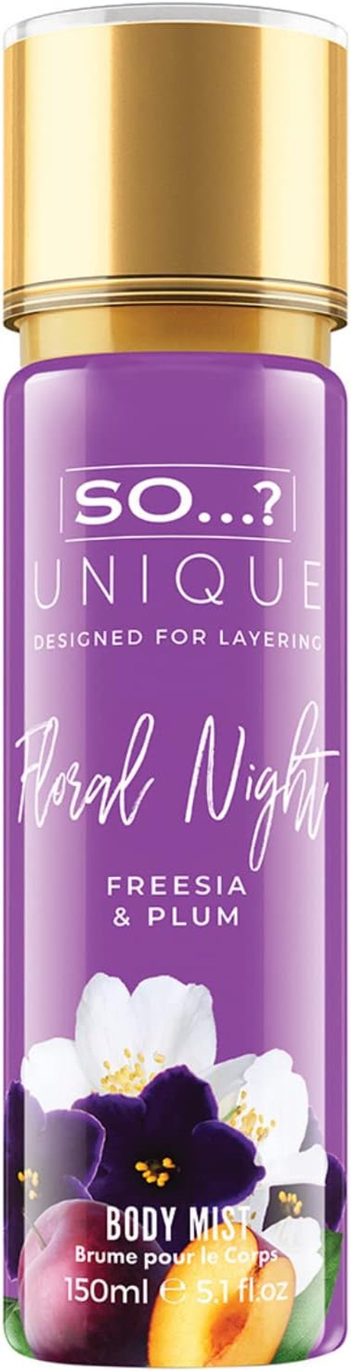 Unique Womens White Blossom Body Mist Fragrance Spray 150Ml