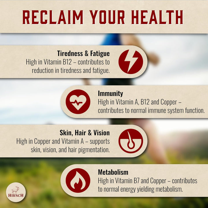 Organic UK Grass Fed Beef Liver Supplement - Soil Association Certified 100% Organic and Glyphosate Free & Vitamin & Mineral 3Rd Party Tested