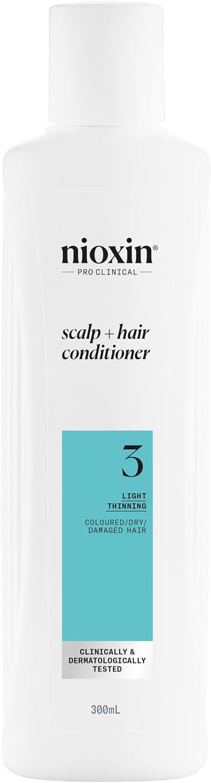 Nioxin System 3 - Hair Thickening System for Damaged Hair with Light Thinning - Biotin & Niacinamide - Shampoo, Conditioner, Serum