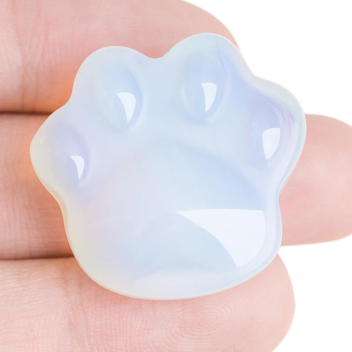 Cat Crystals and Healing Stones, Natural Stone for Anxiety Relief, Emotional Balance & Positive Energy, Pocket-Sized Worry Stones for Stress Relief, Unique Gift for Crystal Cat Lovers (Amethyst)