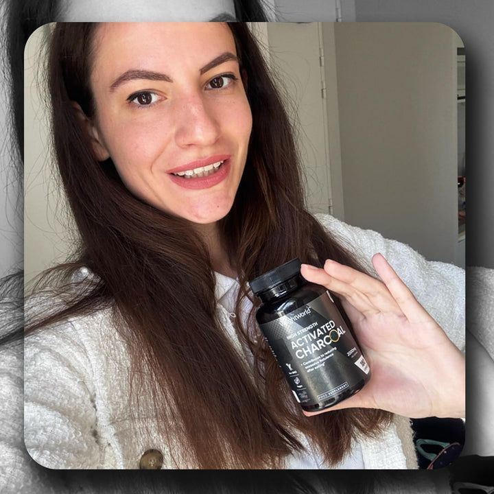 Activated Charcoal Capsules 2000Mg - 180 Vegan Capsules - Activated Charcoal Supplement - Sourced from Eucalyptus and Acacia Barks - Non-Gmo & Magnesium Stearate-Free